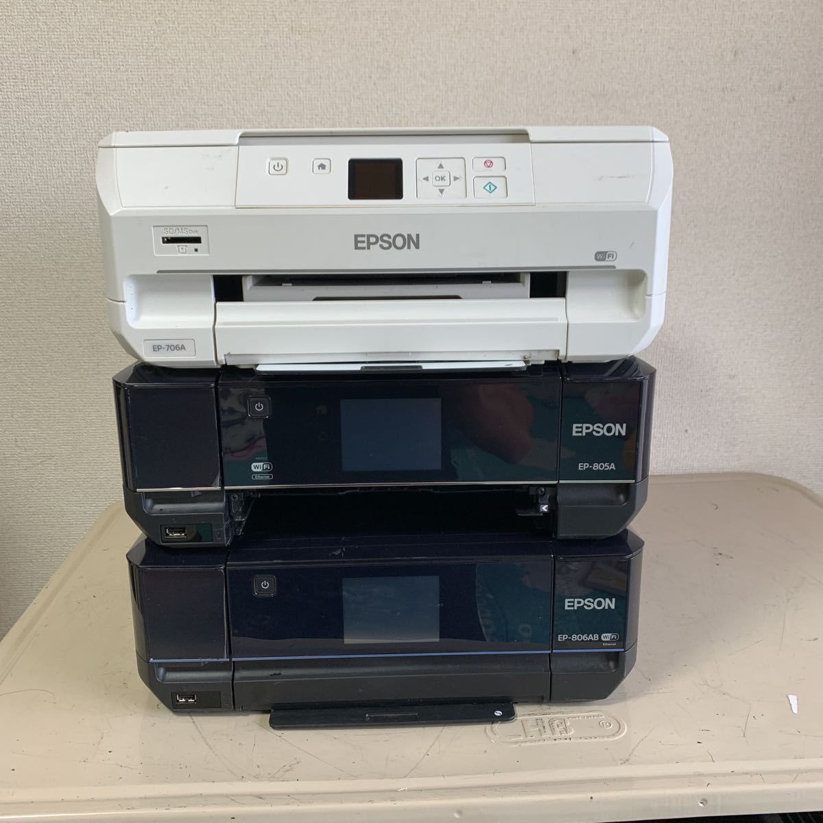 EPSON EP-805A EP-805AB EP-706A インクジェット複合機 ジャンク品