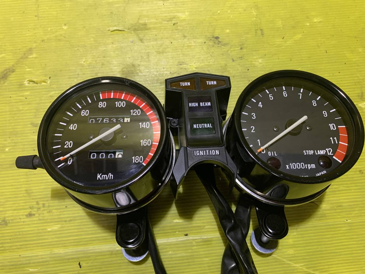 Z400FX スピードメーター z400fx Yahoo!オークション 純正 タコ 公式 