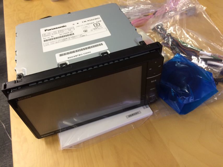 Panasonic CN-RX02D カーナビ 7インチ パナソニック カーナビ CN-RS02WD Panasonic ストラーダ ジャンク 7