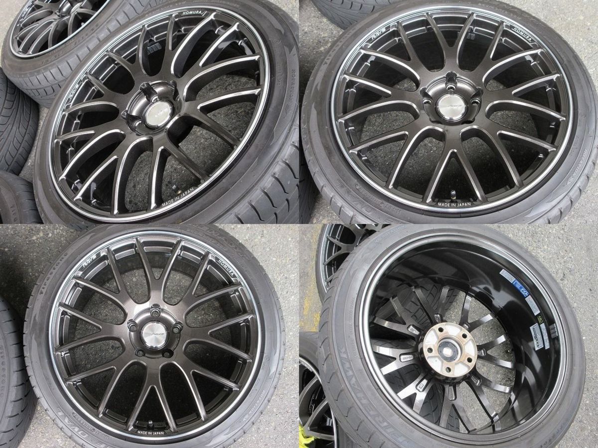 245/40R19インチ 8.5J 5-120 +36 レイズ HOMURA 2x8 GTS ホムラ 2x8 GTS
