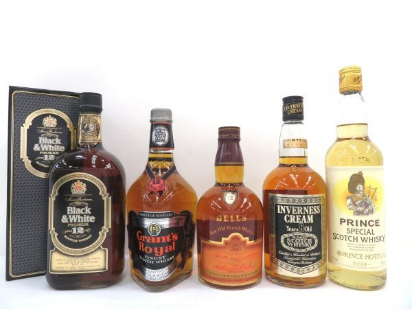 古酒 5本セット SCOTCH WHISKY スコッチ ウイスキー 各種 プリンス J&B ティーチャーズ 等 特級 1000ml 750ml 43% 未開栓 Z37676sN-M 古酒 スコッチ ウイスキー オールドパー 同 750ml