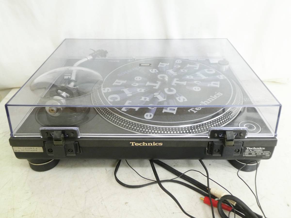 US168【激レア】Technics SL-1200MK3D 針 カートリッジ付き 定番 DJ