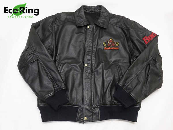 品質保証，定番人気 1円 バドワイザー メンズ ブルゾン レザー 牛革 ジャケット sizeF ブラック EJ042(Mサイズ)｜売買されたオークション情報、yahooの商品情報をアーカイブ公開 - オークファン ジャンパー、ブルゾン一般