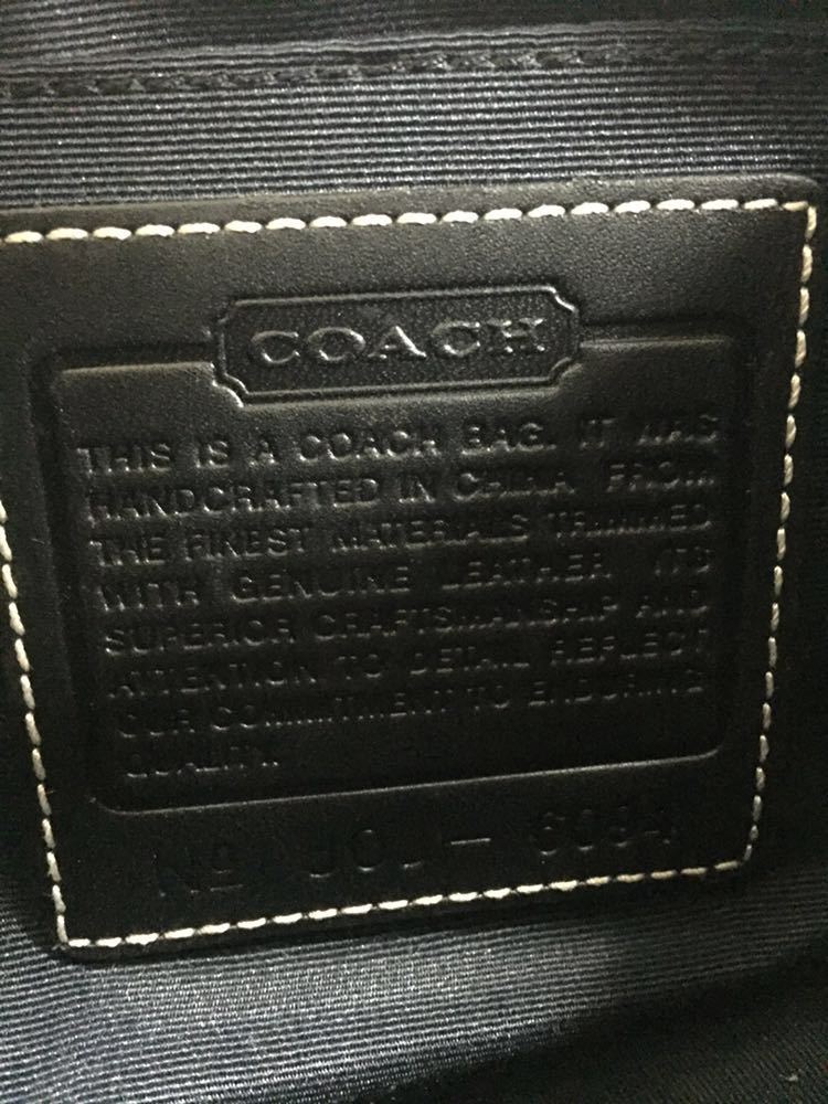 コーチ COACH シグネチャー アクセサリーポーチ ボディバッグ 美品