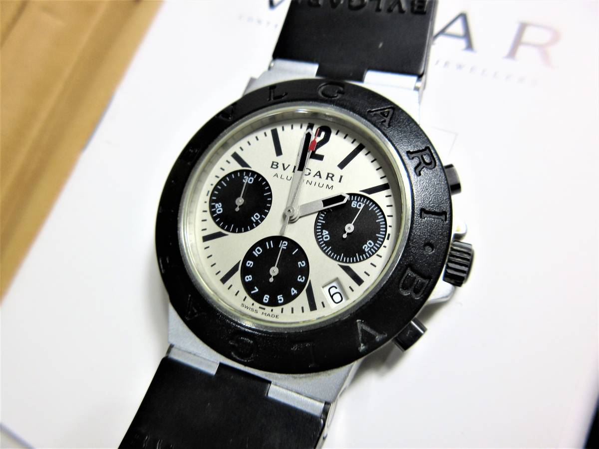 アルミニウム ブルガリ - クロノグラフ AC38TA カーボン BVLGARI 