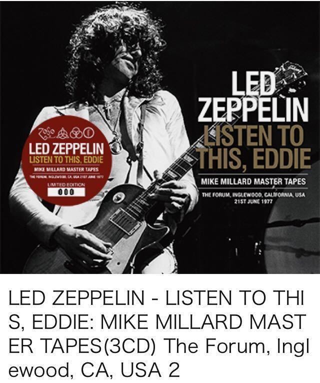 LED ZEPPELIN『LISTEN TO THIS EDDIE!』【未開封】 ネット直販サイト