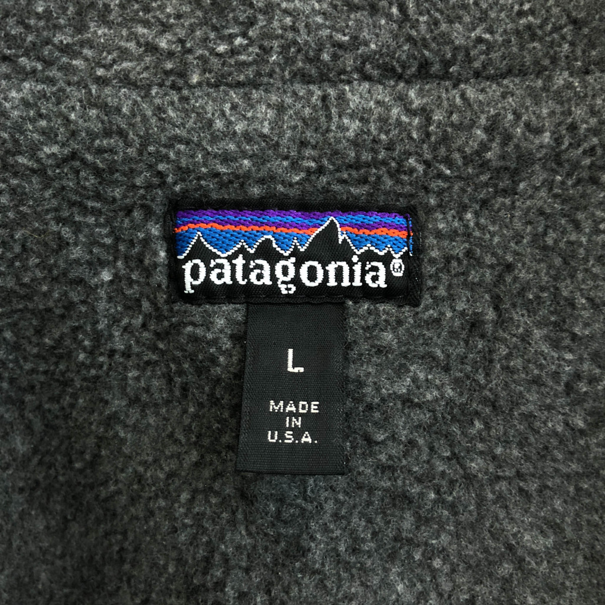 パタゴニア フリースジャケット 90s アメリカ製 patagoniaパタゴニア フリース USA製 L 裏地の通販 00s 90's POLARTEC R2 レトロX 黒 XL