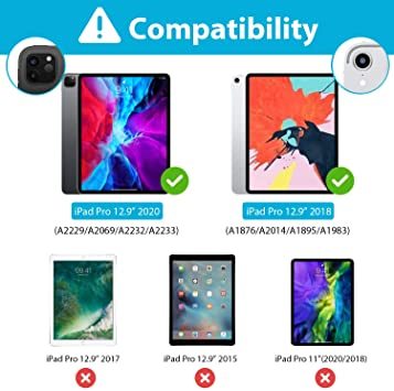  レッド iPad Pro 12.9 2020 ProCase iPad Pro 12.9" 第4世代ケース 耐衝撃_2