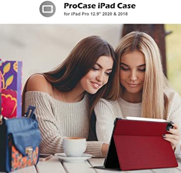  レッド iPad Pro 12.9 2020 ProCase iPad Pro 12.9" 第4世代ケース 耐衝撃_7