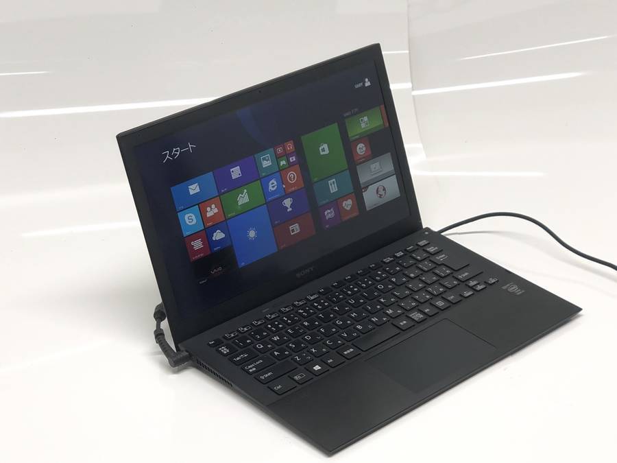 SONY SVP1322A1J VAIO Win8 Core i5-4200U 1.60GHz 8 GB 256 GB SSD□現状
