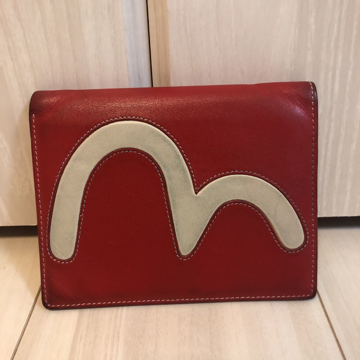 EVISU エヴィス 二つ折り財布 ど根性 (エヴィス) 長財布 evisu カモメ 