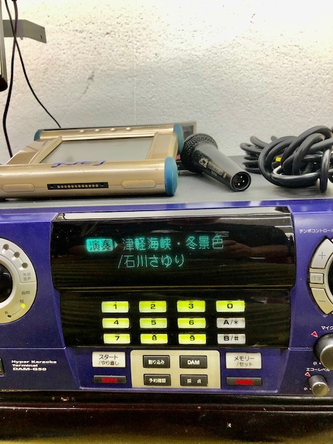 DAM、G50II カラオケオ 赤2分待ち機器。 DAM、G50II カラオケオ 赤2分