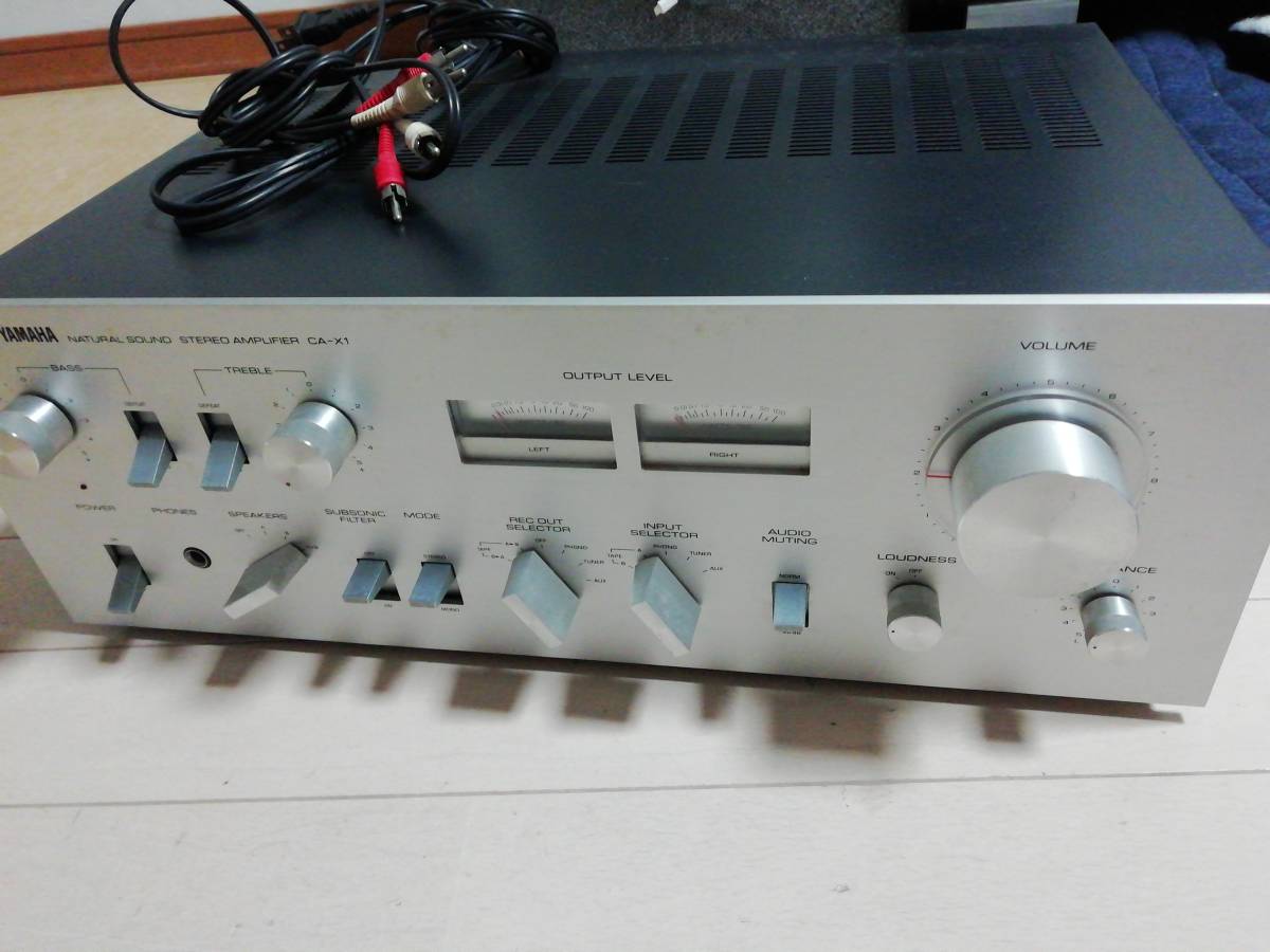 【人気セール，新品】 ヤマハ YAMAHA プリメインアンプ NATURAL SOUND STEREO AMPLIFIER CA-X1 日本製 NS SERIES アンティーク レトロ(YAMAHA)｜売買されたオークション情報、yahooの商品情報をアーカイブ公開 - オークファン YAMAHA