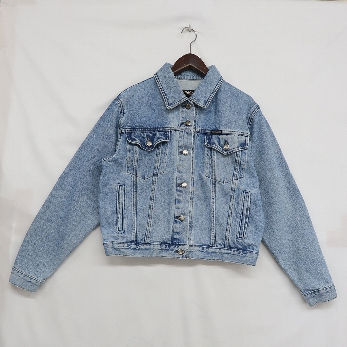 HARLEY-DAVIDSON デニム JKT サイズ M 古着 カナダ製 ハーレー ダビッドソン ジャケット ジージャン Gジャン 刺繍 MA2112