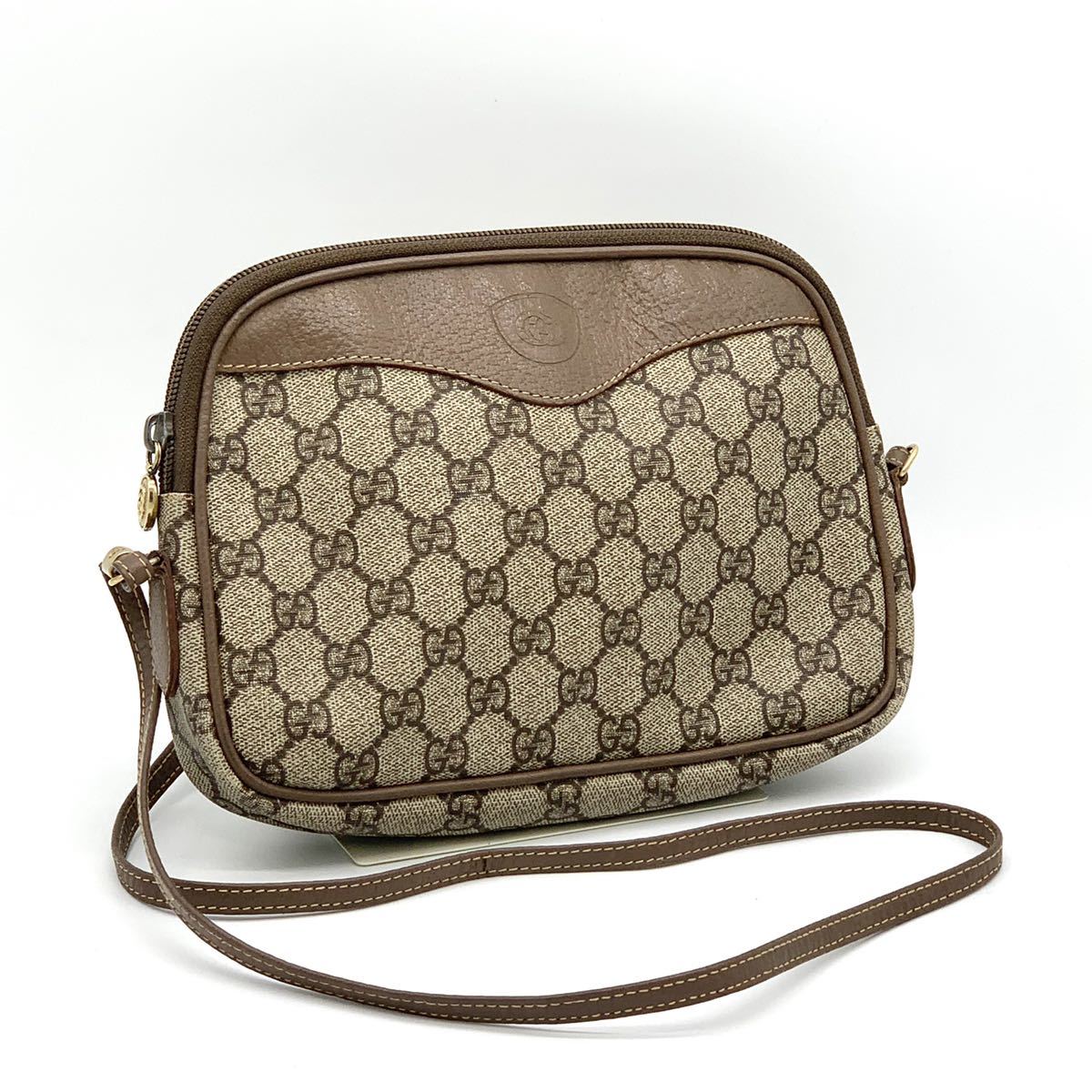 1円 GUCCI オールドグッチ GG柄 ショルダーバッグ ミニショルダー 斜 