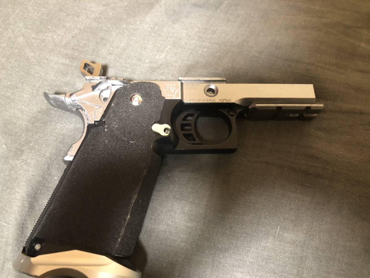 東京マルイ ハイキャパ5.1 ステンレスモデル フレームASSY　※社外パーツ組み込み済み_1