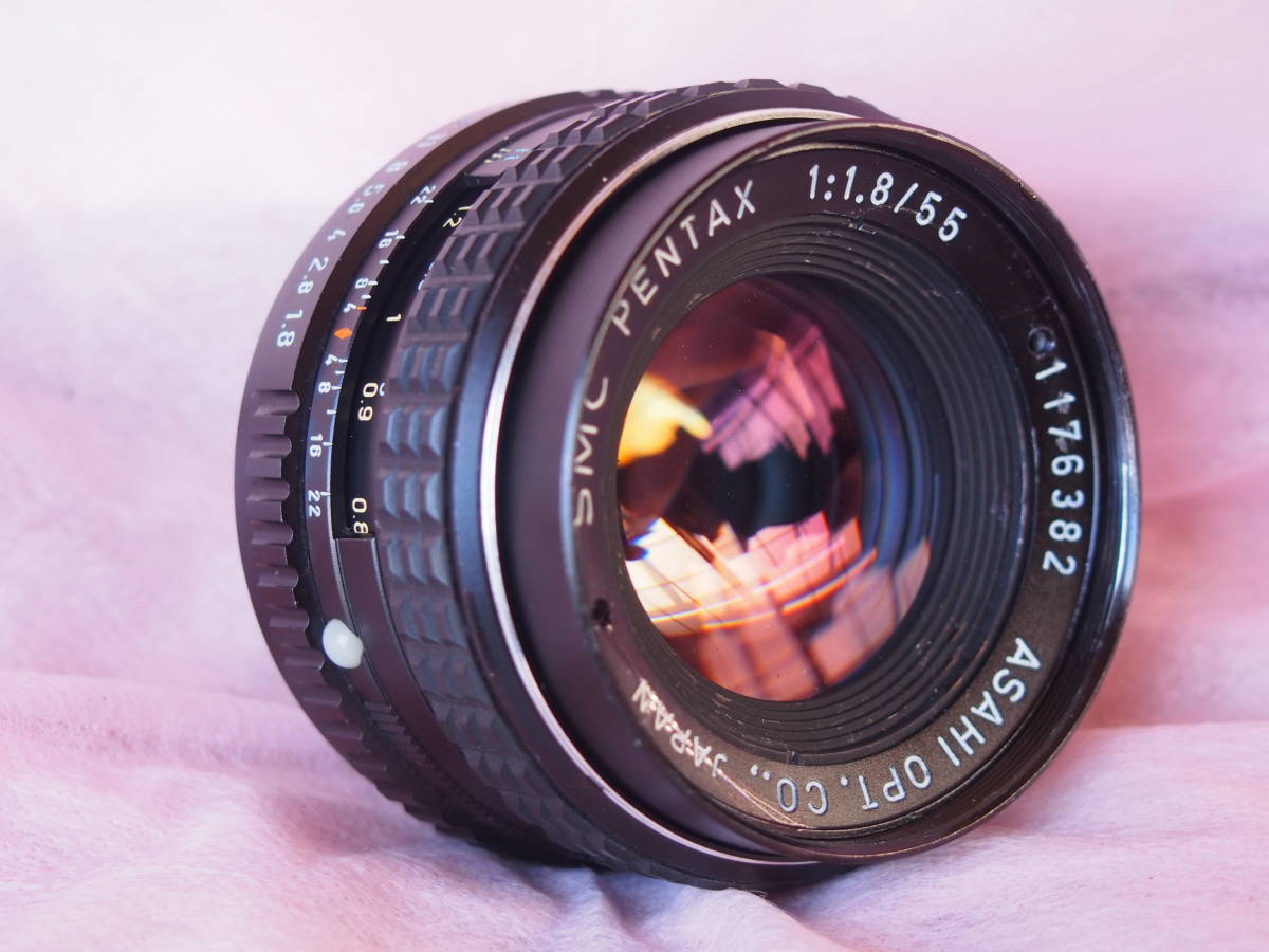 試写済：ペンタックスSMC 55mm F1.8 Kマウント