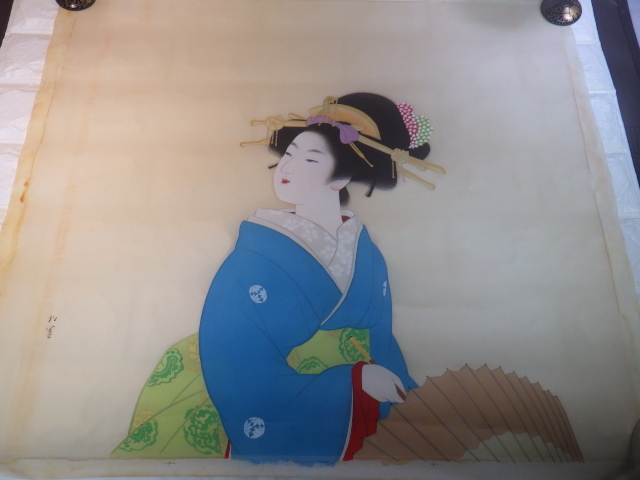 上村松園 | ◇上村松園◇序の舞◇シルクスクリーン版画◇特別 査定
