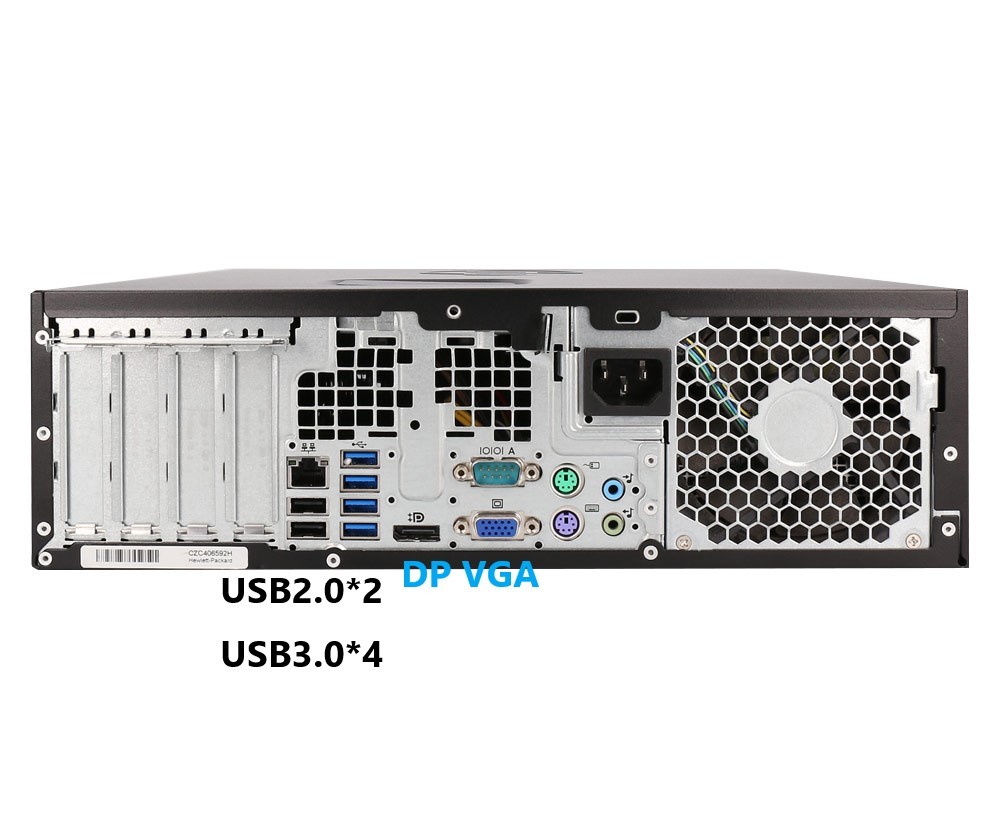 □驚速 省スペース HP i7-2600 3.8Gx8/8GB□ 新SSD:240GB+大容量HDD