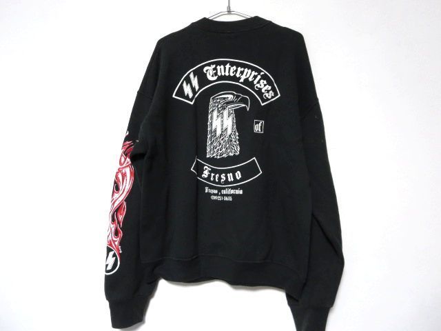 ビンテージSS Enterprises ハーレーダビッドソンUSA製スウェットトレーナー 90’s MADE IN USA HELLS ANGELS ヘルズエンジェルス ハーレー ハーレーダビッドソン スウェットの通販 Enterprises Used プリント
