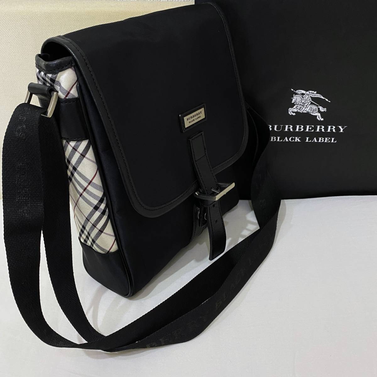 ジャパン 売上 美品 レア BURBERRY BLACK LABEL バーバリーブラック