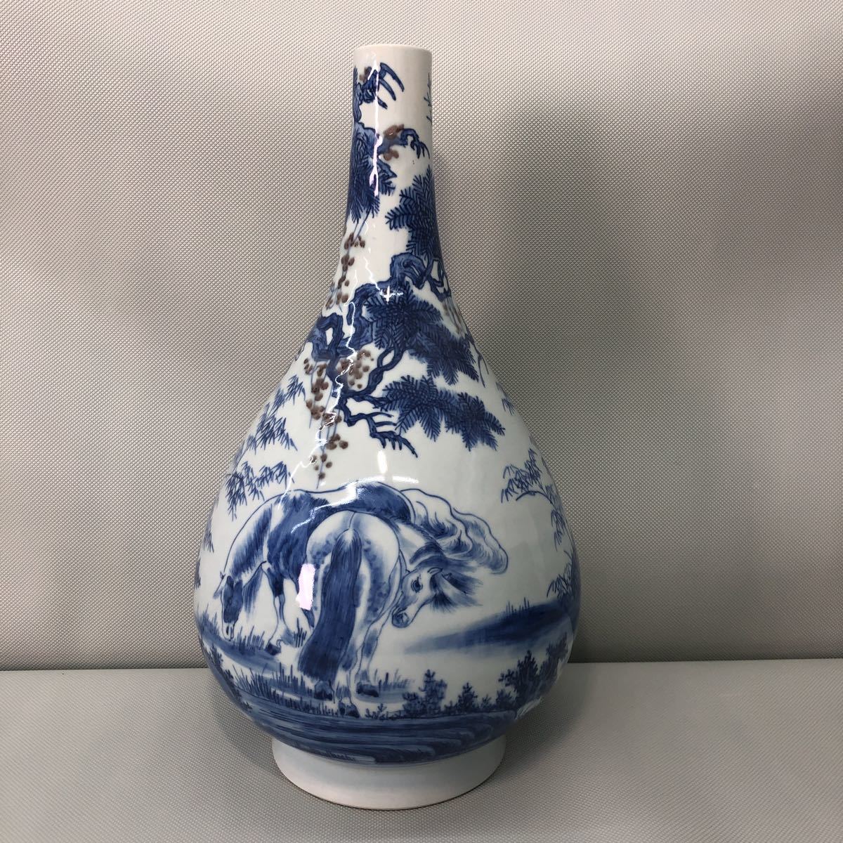 大清康熙年製 中国古玩 骨董 陶芸 中国古玩骨董 十二花神杯 三段瓢箪形