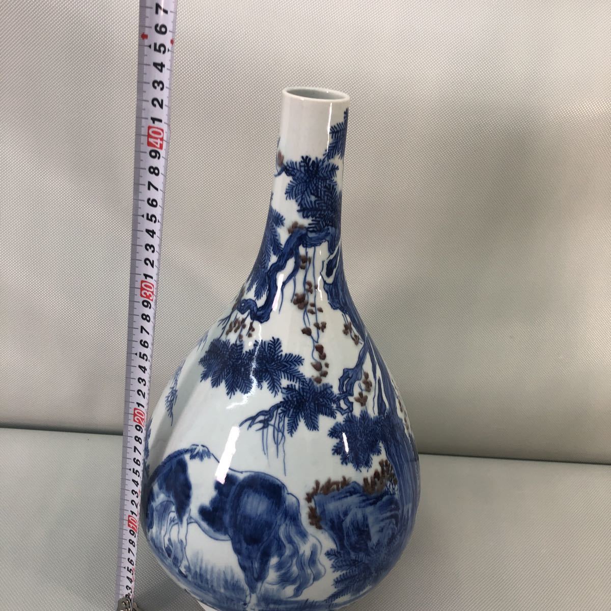 大清康熙年製 中国古玩 骨董 陶芸 中国古玩骨董 十二花神杯 三段瓢箪形