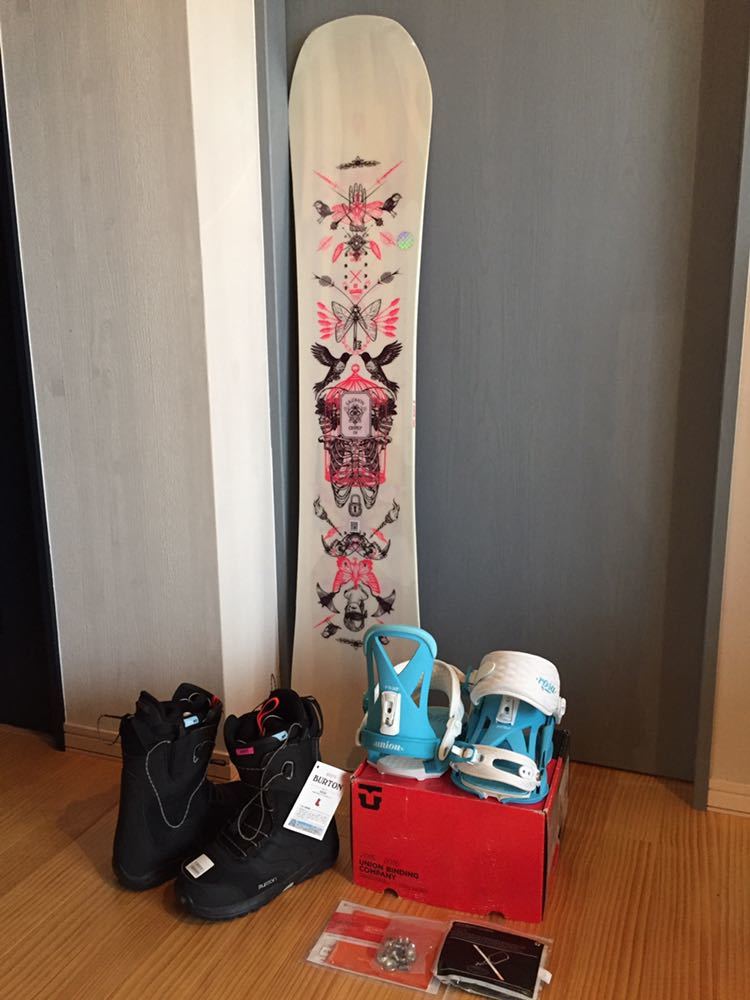 新作，安い BURTON SALOMON UNION スノーボード バインディング ブーツ 3点セット 品 バートン サロモン ユニオンビンディング セット(145cm未満)｜売買されたオークション情報、yahooの商品情報をアーカイブ公 オールラウンド