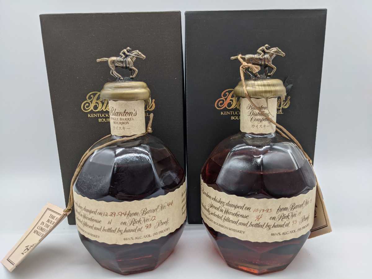 新作入荷，人気 2本セット ブラントン Blanton's 750ml 46.5％ シングルバレル 未開栓 バーボン ウイスキー 古酒 箱付き(バーボン)｜売買されたオークション情報、yahooの商品情報をアーカイブ公開 - オークフ バーボン