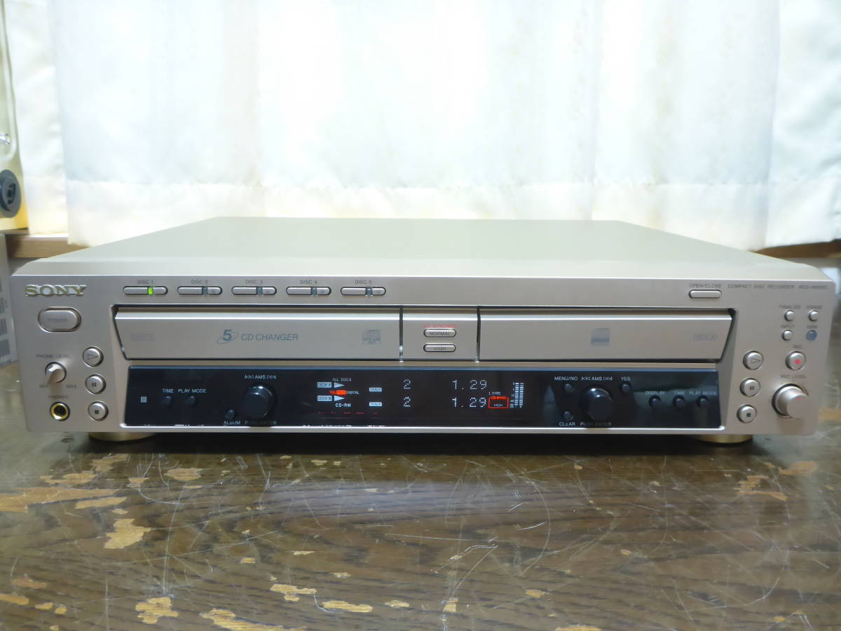 SONY RCD-W500C CDレコーダー チェンジャー ソニー 2