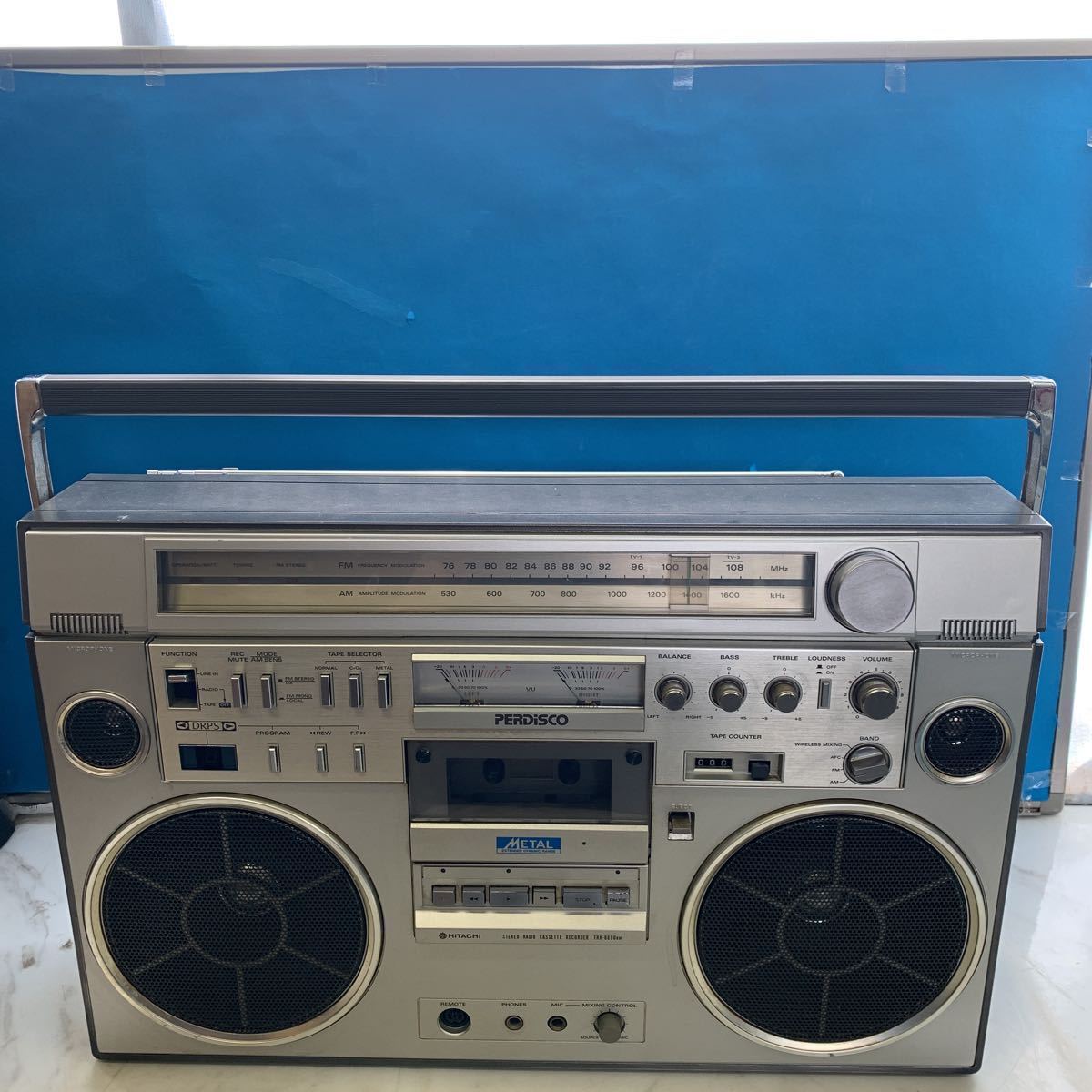 日立 TRK-8600RM FM/AM ラジオ カセットレコーダー HITACHI TRK-8600Rm