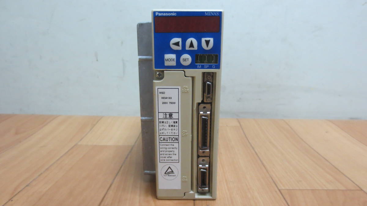 品質保証，正規保証 PANASONIC/パナソニック サーボドライバー MSD083A1XX(電材、配電用品)｜売買されたオークション情報、yahooの商品情報をアーカイブ公開 - オークファン その他