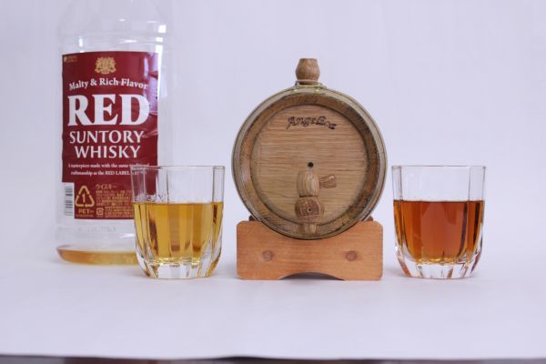 【訳有】 オーク製ミニ樽 熟成 & サーバー ♥オリジナルな酒を造る 2L シルバー