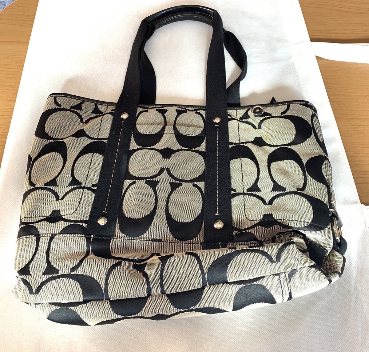COACH コーチ ショルダー シグネチャー トートバッグ レディース 