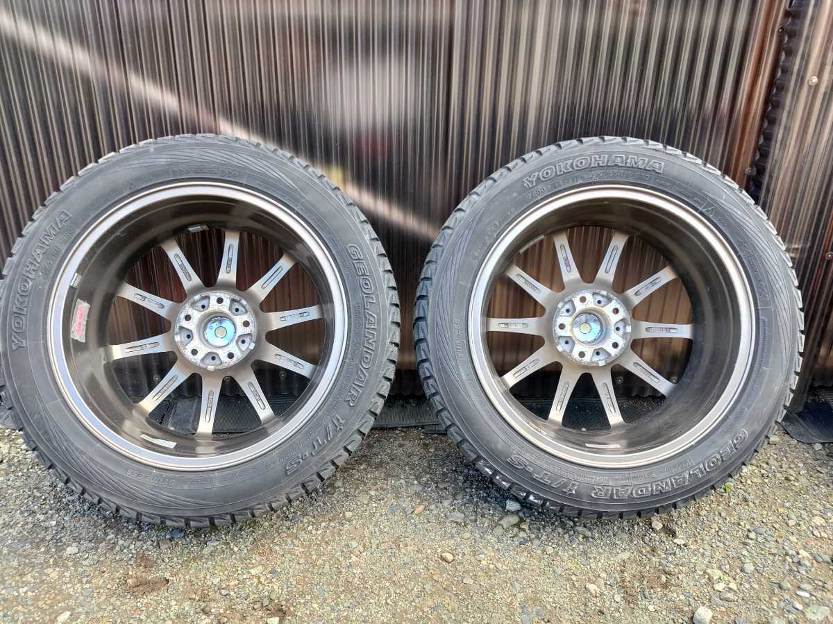 アウトランダーphev スタッドレス18インチ 22年33週 アウトランダーPHEV スタッドレスタイヤ 4本セット 225/55R18 中古