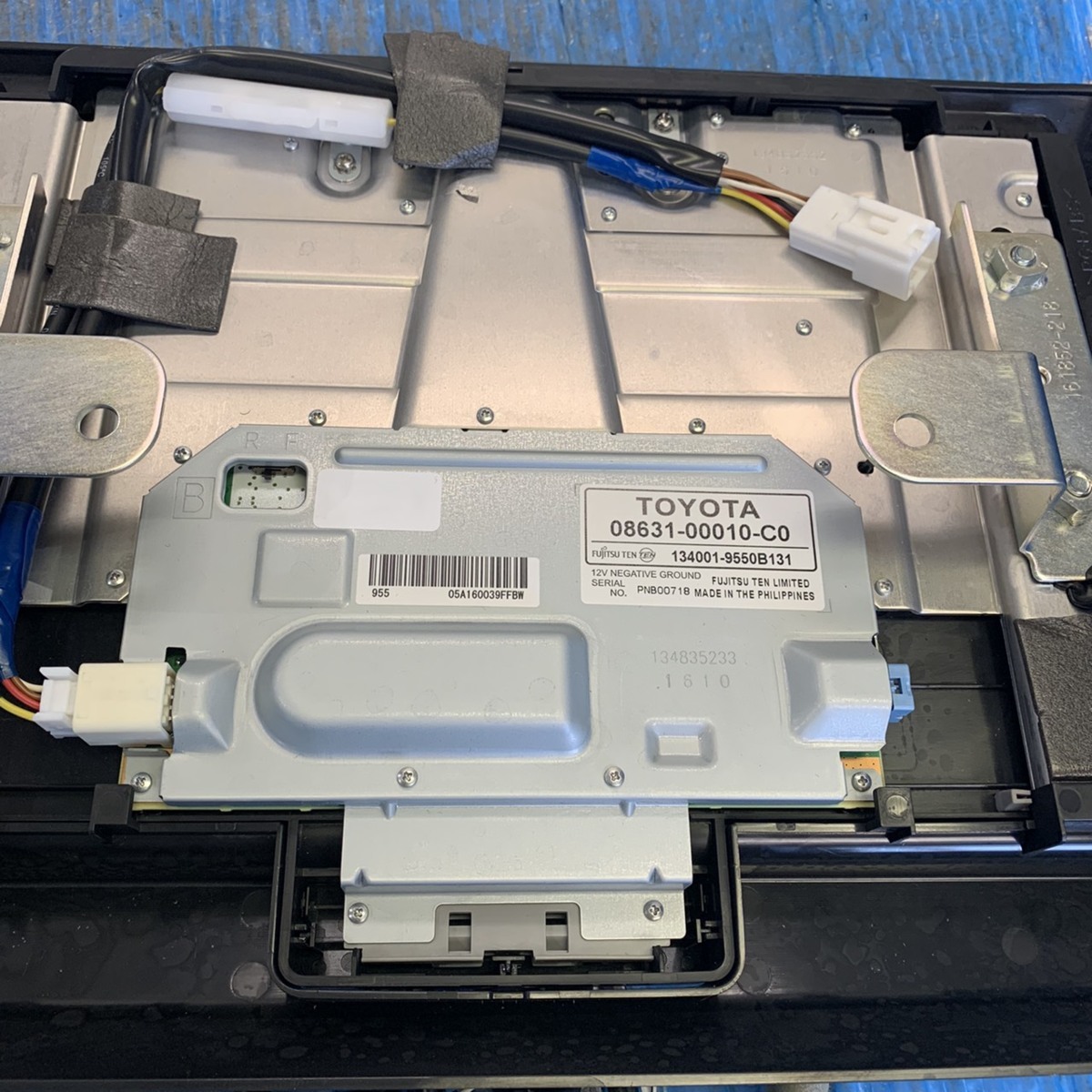 トヨタ 純正 オプション フリップダウン モニター ETC V12T-R66C 08631