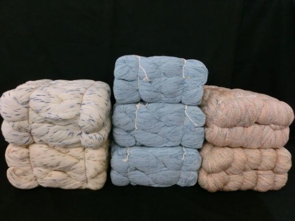 1円~お得 大量 毛糸 7セット G まとめて MIXカラー ブルー 青 編み物 手芸 未使用 ⑤⑦