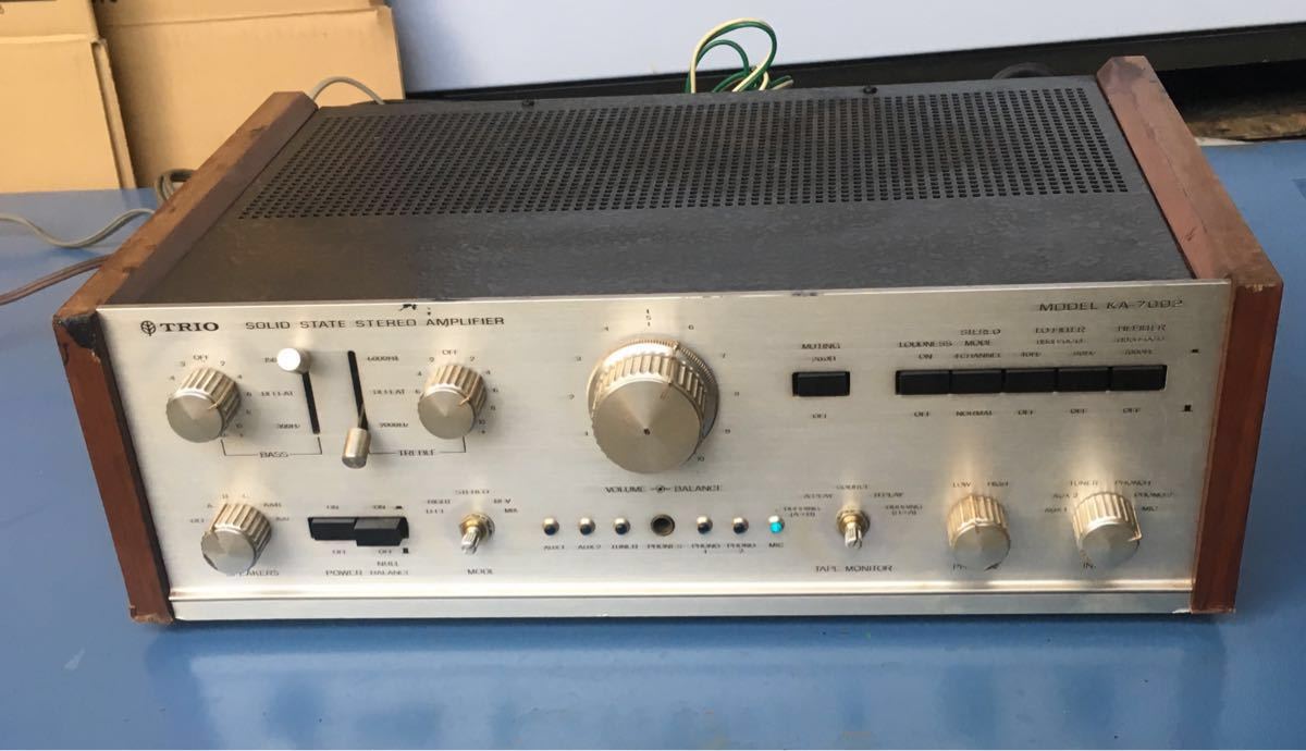 TRIO プリメインアンプ トリオ KA-7002 中古 KA-72 Yahoo 一応ジャンク