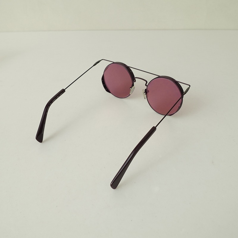 □ヨウジヤマモト Yohji Yamamoto *ラウンドサングラス*53口23 148