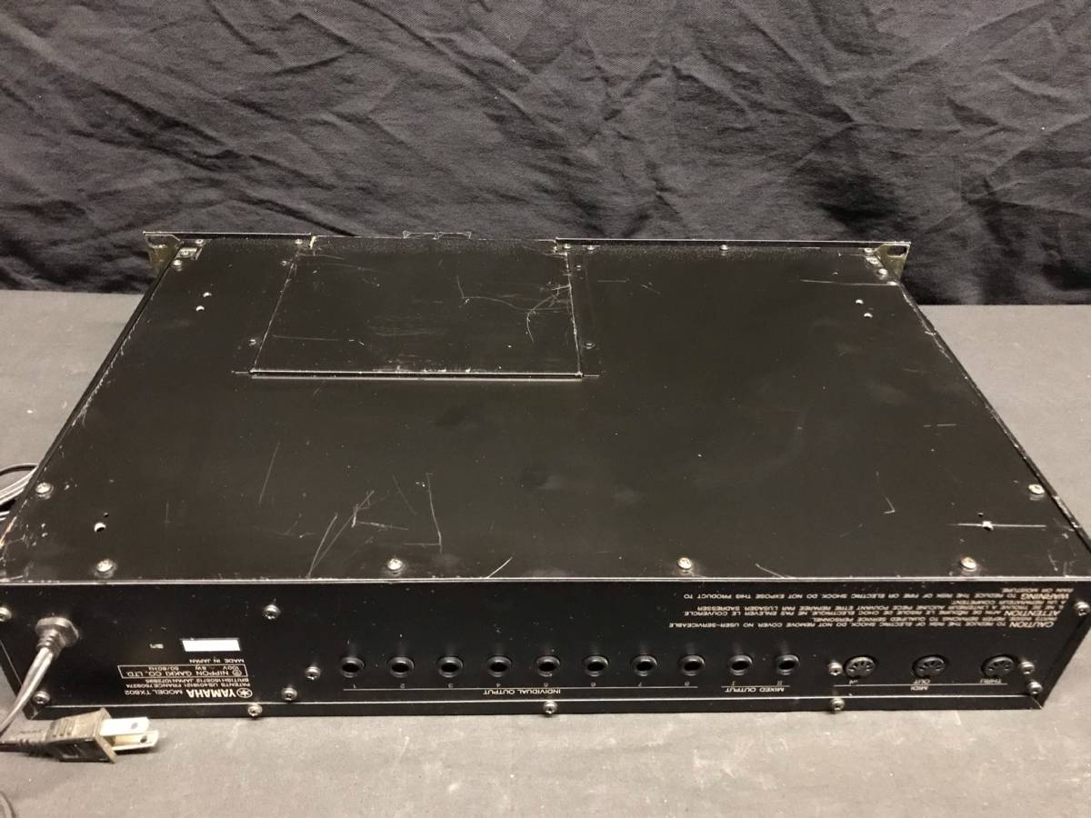 ♪YAMAHA FM TONE GENERATOR 音源モジュール TX802 中古動作品 希少