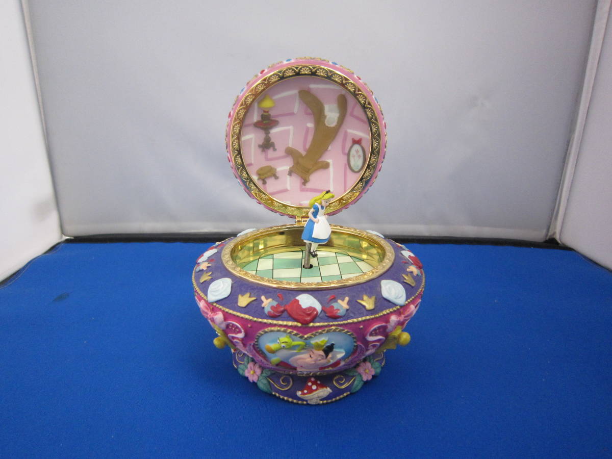 不思議の国のアリス フィギュアオルゴール ジュエリーBOX等に