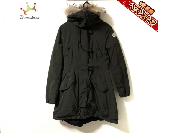 【人気定番，限定セール】 モンクレール MONCLER ダウンコート サイズ1 S - カーキ レディース 冬物 コート(女性用)｜売買されたオークション情報、yahooの商品情報をアーカイブ公開 - オークファン 女性用