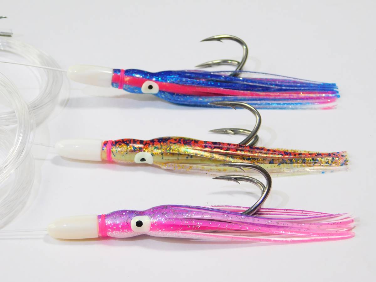 【正規品，送料無料】 漁師が作るトローリングルアーはまぐり貝ヘッド付 カグラ W針３個セット③(船用)｜売買されたオークション情報、yahooの商品情報をアーカイブ公開 - オークファン 船用
