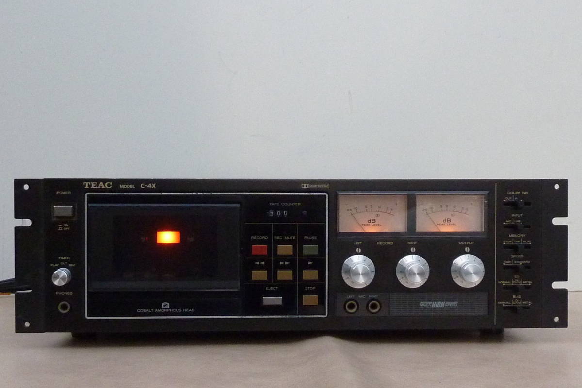 ★　TEAC ティアック カセットデッキ C-4X 　ジャンク品　★_1