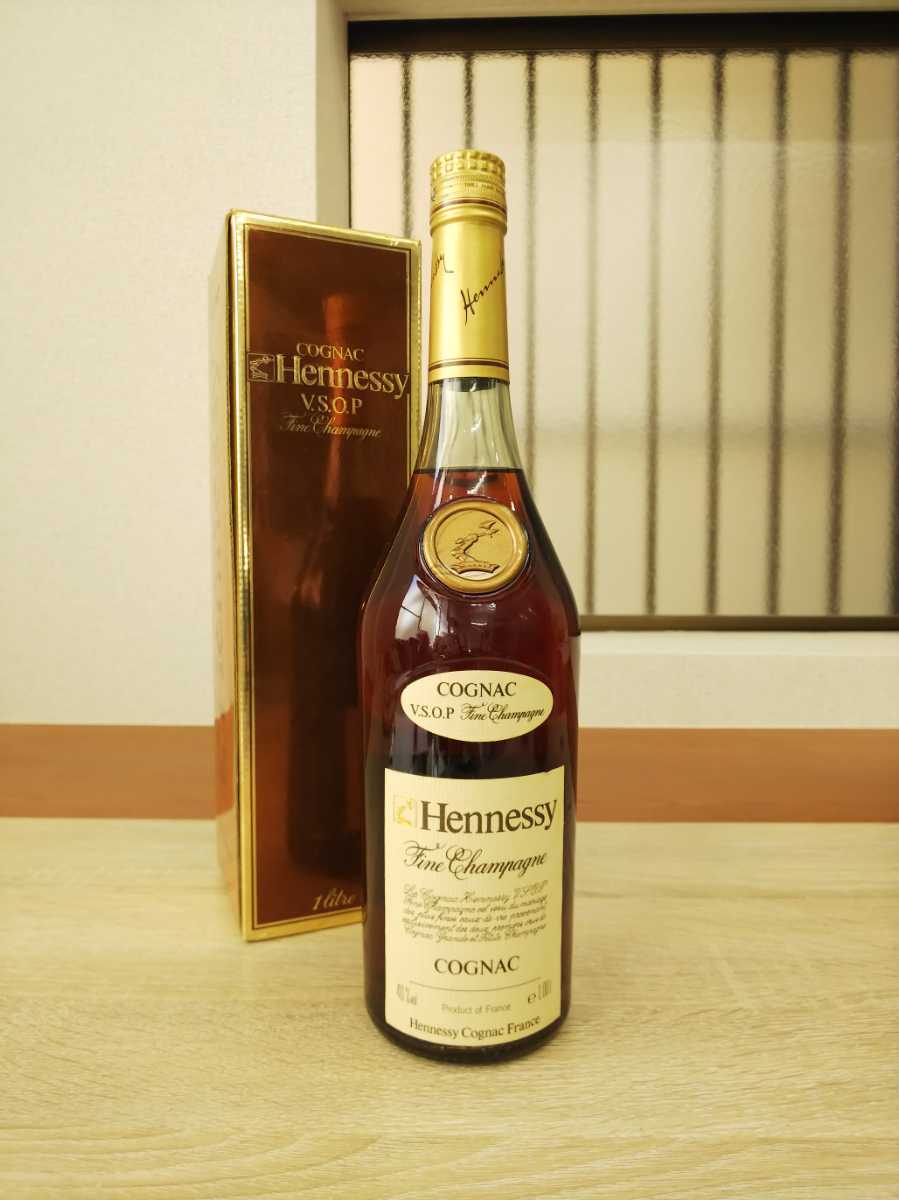 81 古酒 Hennessy ヘネシー VSOP COGNAC スリムボトル グリーンボトル