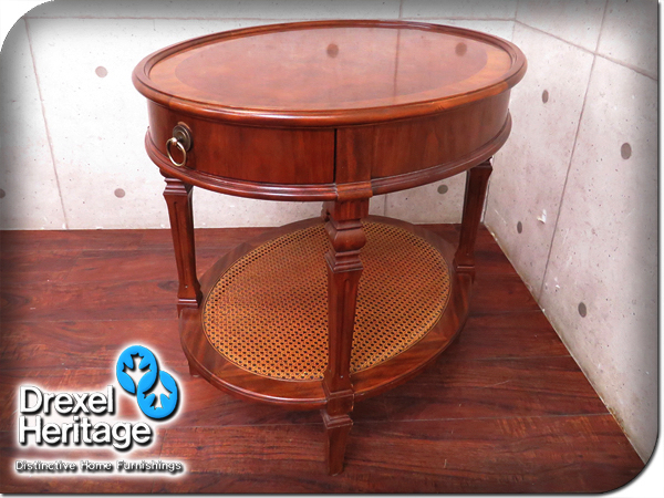 【高級美品】DREXEL HERITAGE ドレクセルヘリテイジ サイドテーブル □展示品□DREXEL HERITAGE/ドレクセルヘリテイジ□USA□最高級/Cameo