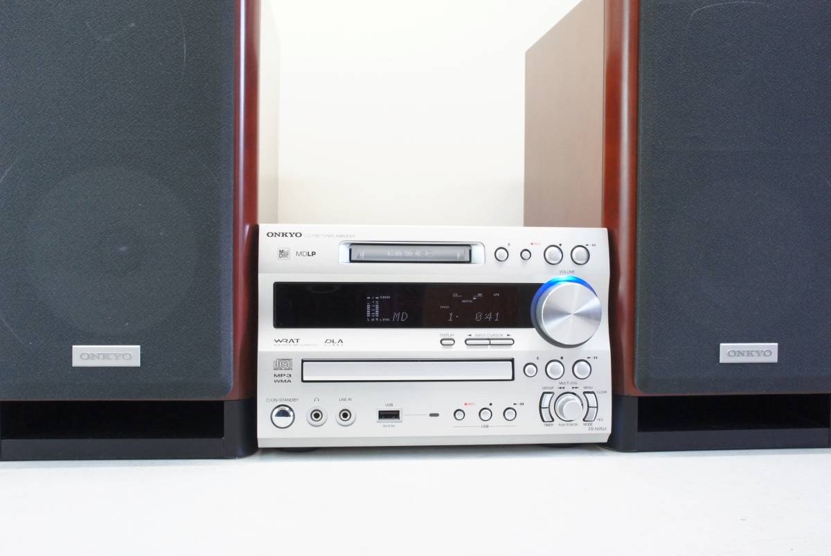 ONKYO FR-N9NX 公式通販 コンポ MD CD USB USB端子装備 チューナコンポ