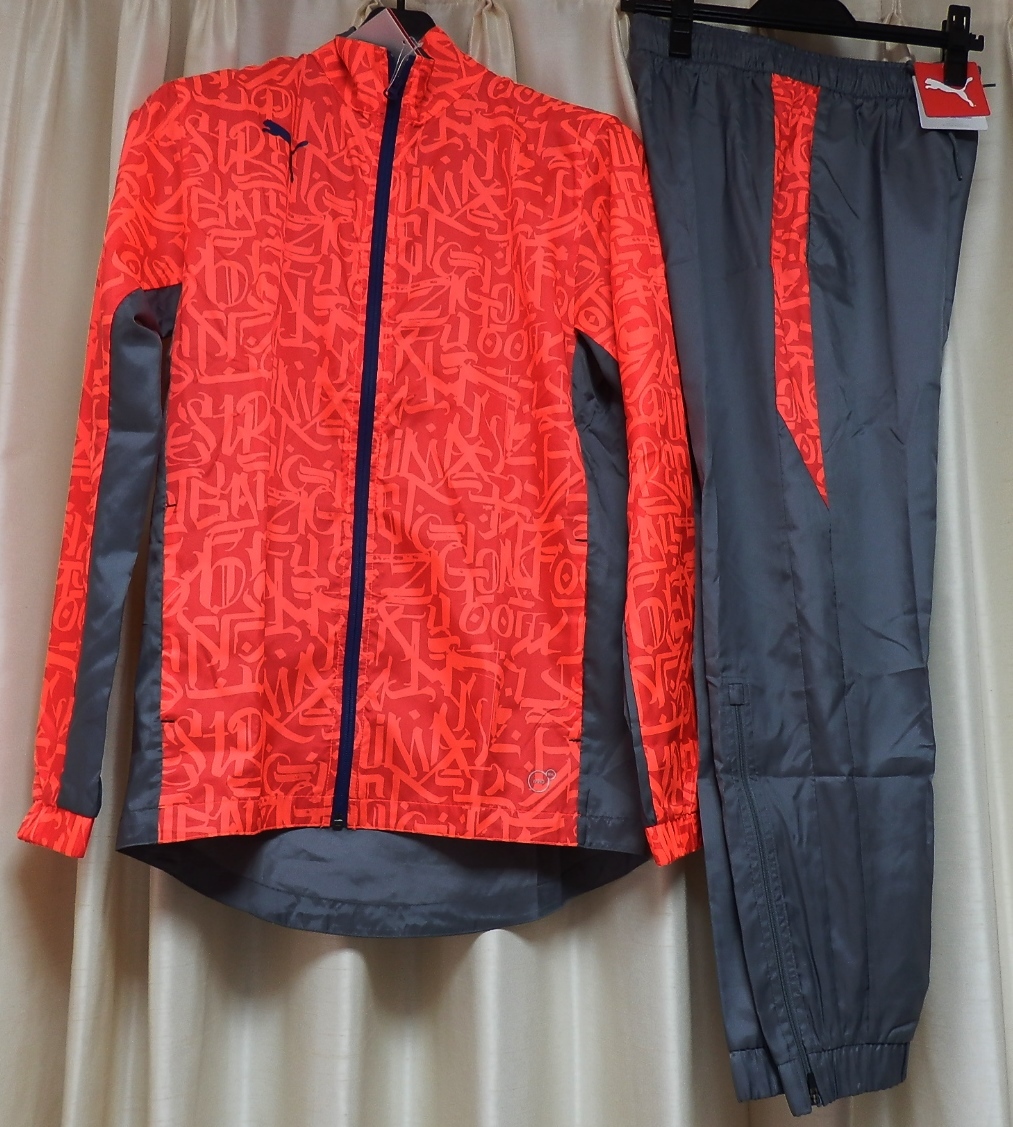 HOT，人気SALE 1.6万円プーマ655729-655730防風ウーブンジャケットパンツセットMウインドウブレーカー上下セット(プーマ)｜売買されたオークション情報、yahooの商品情報をアーカイブ公開 - オークファン ナイロン