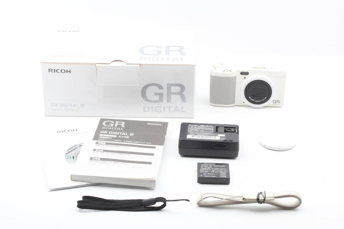 定番人気，高品質 RICOH リコー デジタルカメラ GR DIGITAL IV ホワイトエディション(リコー)｜売買されたオークション情報、yahooの商品情報をアーカイブ公開 - オークファン リコー