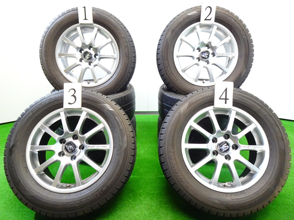 4本 スポーツテクニック 16インチ 6.5J +33 5H 112 スタッドレス 